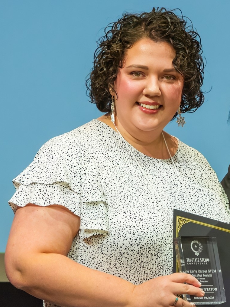 Madison Staton, 2024 Early Career STEM Educator Award recipient Madison Staton, 2024 Early-Career STEM Educator Award recipient