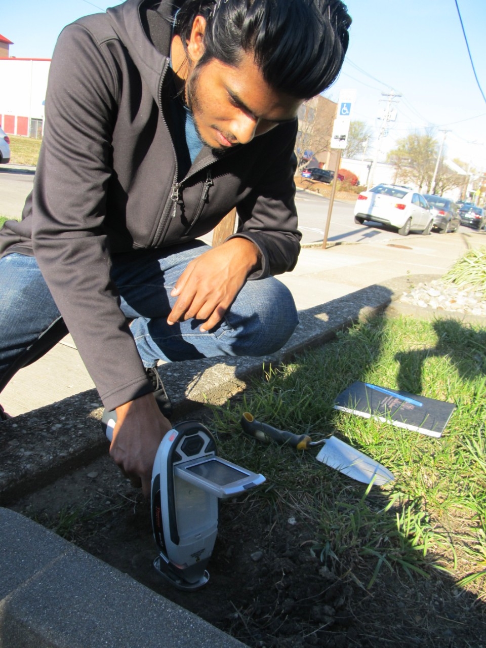 soil testing in Newport Nirmal Pandit
