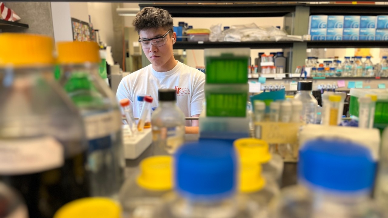 NKU Chemistry & Biochemistry Summer Research Chemistry major conducts summer research in the lab.