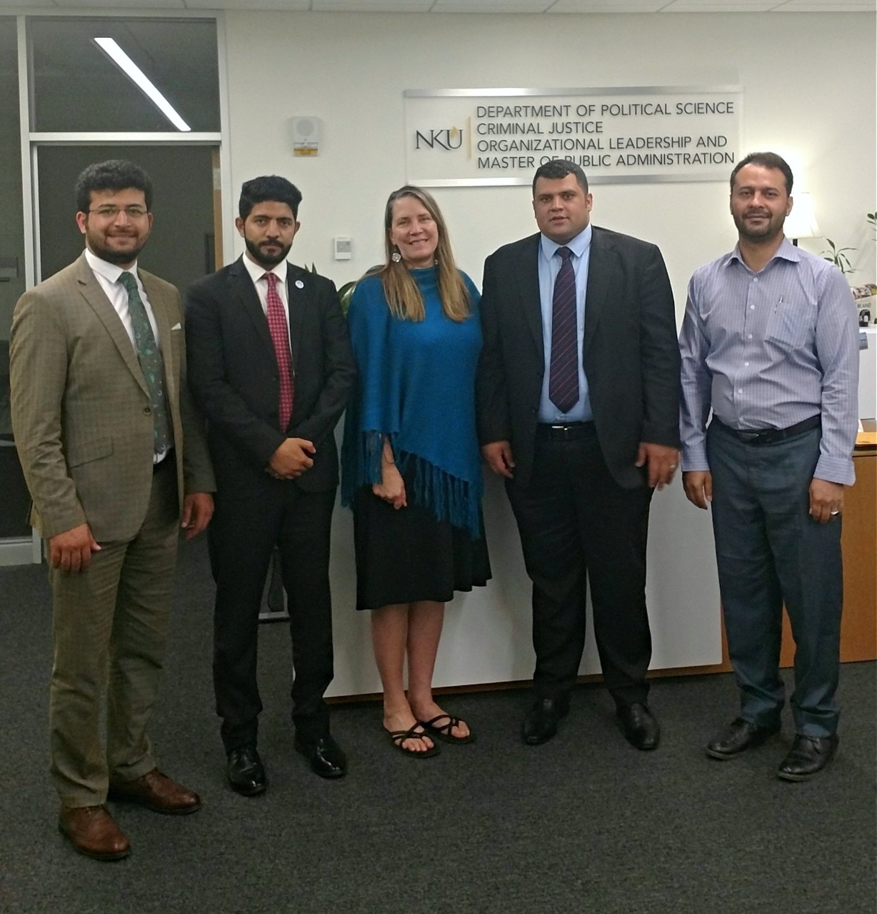 Dr. Julie Olberding with delegation from IVLP