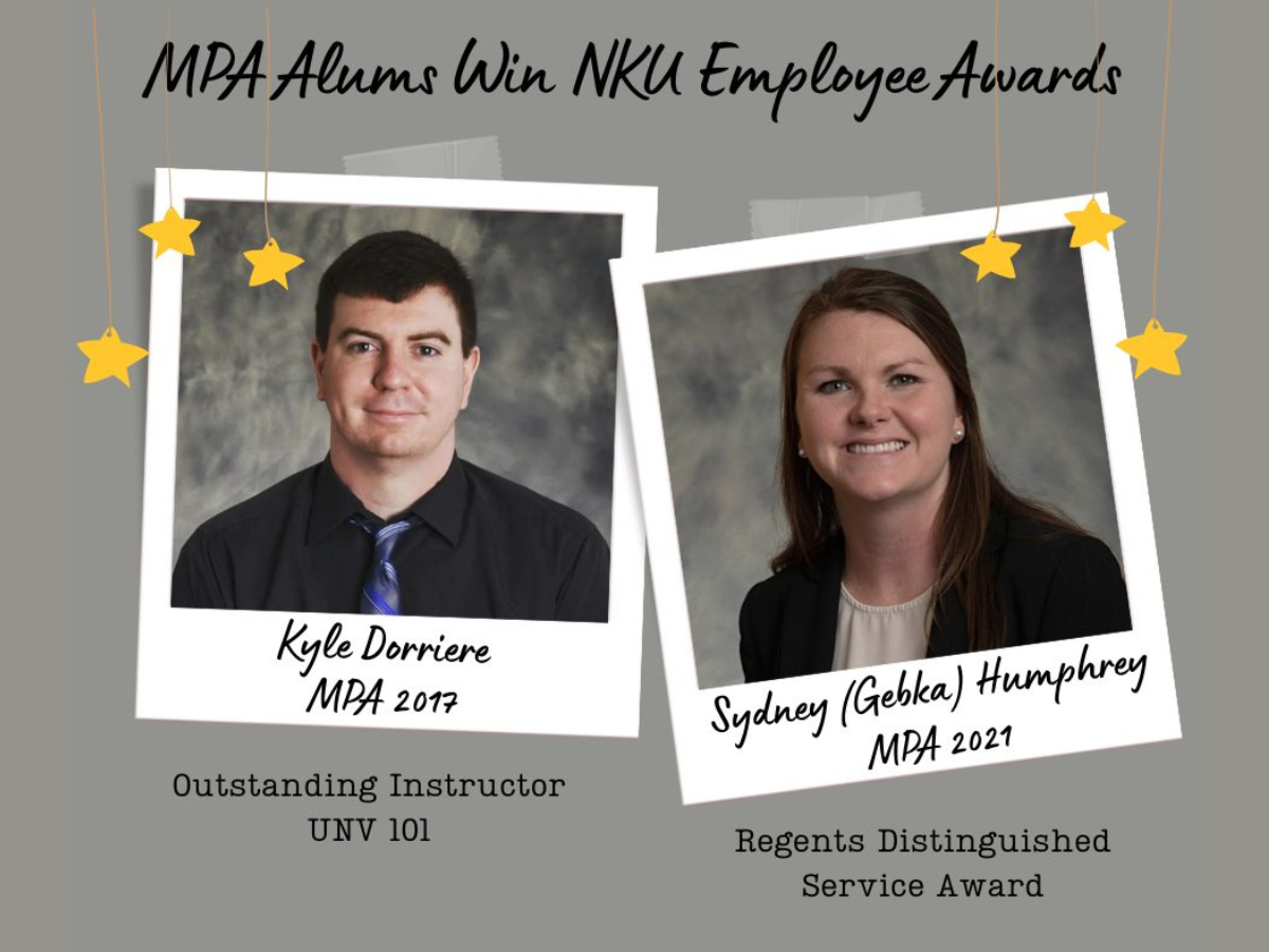 Kyle Dorriere and Sydney Humphrey headshots