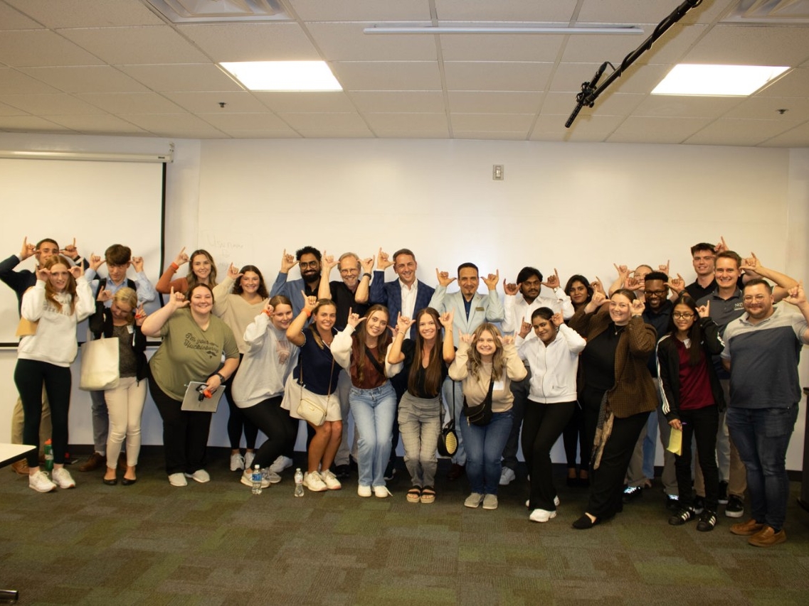 Haile students Norsing up during Business Week event