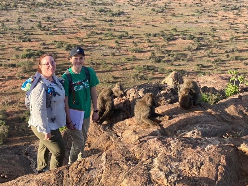 Monica Wakefield and NKU graduate student